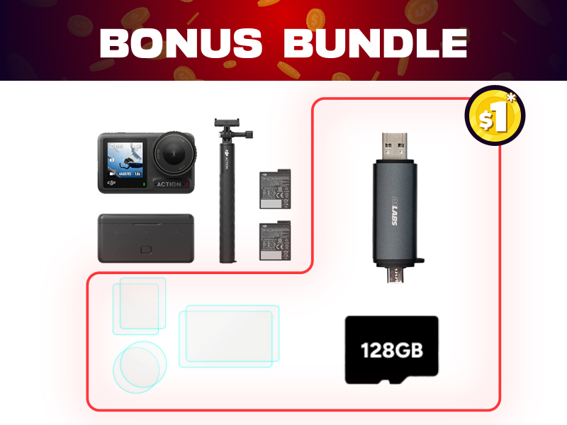 Osmo Action 4 Adventure Combo + $1 Bonus Bundle